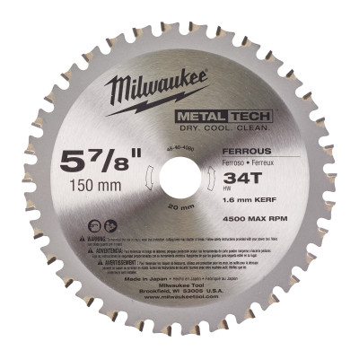 Lame Scie Circulaire Métal 150X20X34Z-Milwaukee Consommable