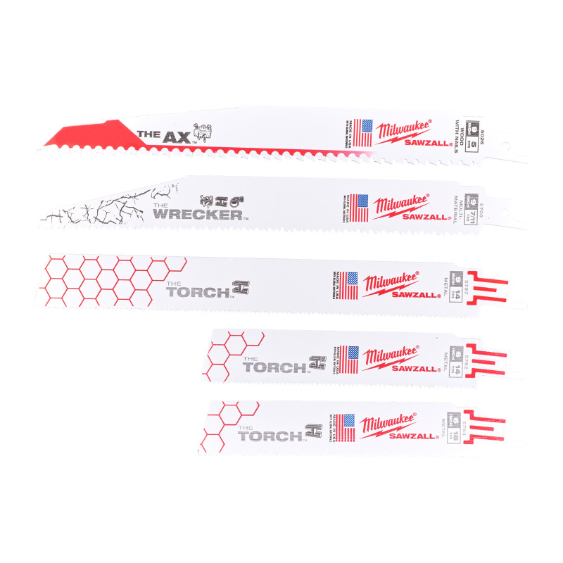Set 5 Lames De Scies Sabres (X1)-Milwaukee Consommable
