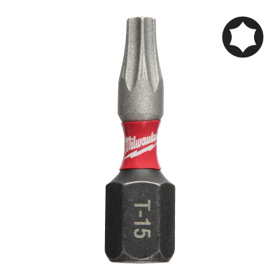 Embout Tx15 Shockwave 25Mm (X2)-Milwaukee Consommable