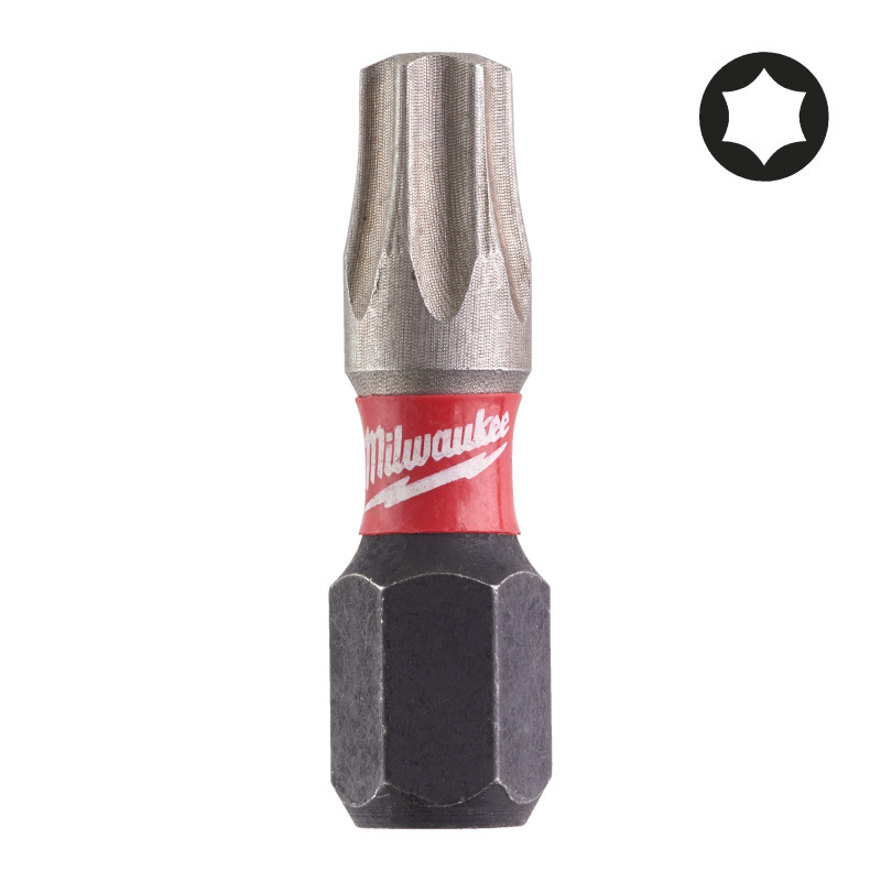 Embout Tx27 Shockwave 25Mm (X2)-Milwaukee Consommable