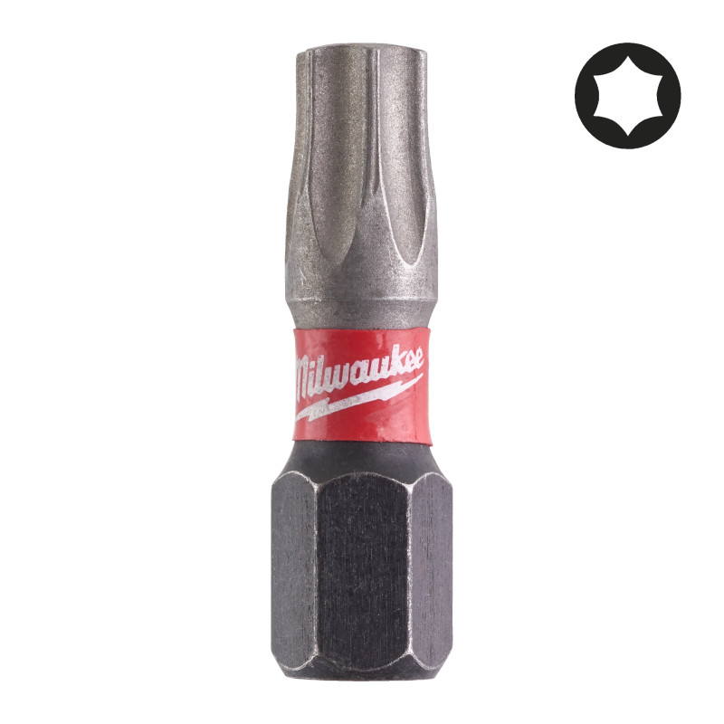 Embout Tx30 Shockwave 25Mm (X2)-Milwaukee Consommable