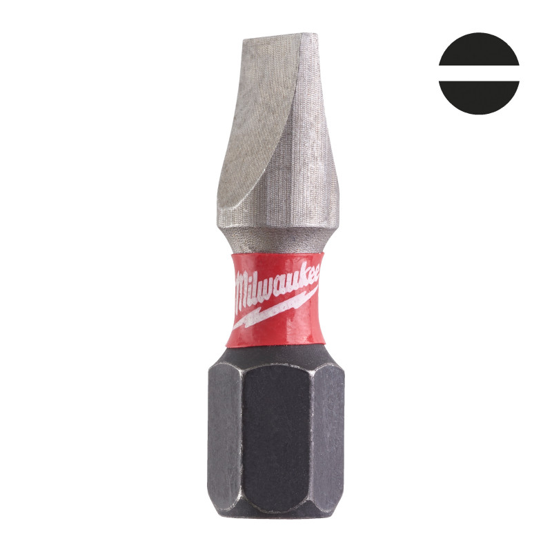 Embout Sl1,2 Shockwave 25Mm (X2)-Milwaukee Consommable