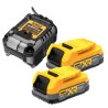 Pack 2 Batteries Powerstack XR 18V 1.7Ah Li-Ion + Chargeur