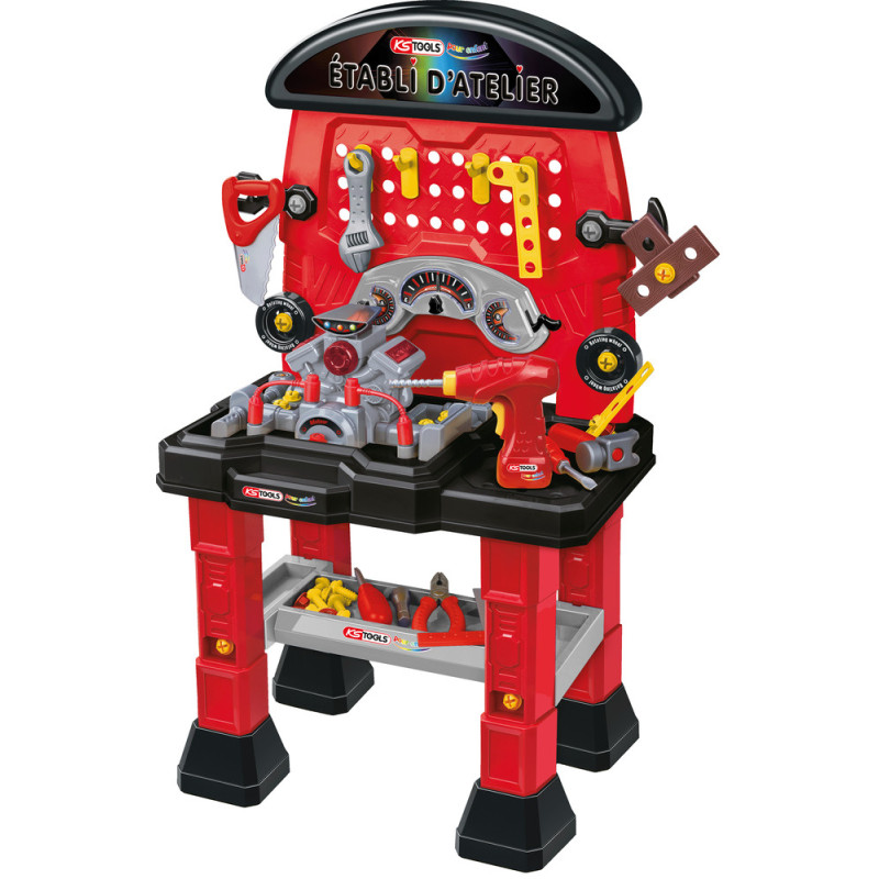 Établi D'Atelier Pour Enfants, 78 Pièces