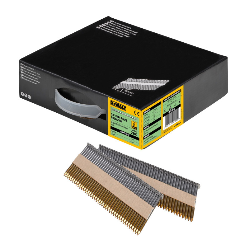 Pointes En Bande Papier 33° 2.8X63Mm