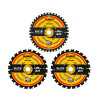 Pack De 3 Lames Elite 2X165Mm 24 Dents Et 1X165Mm 40 Dents