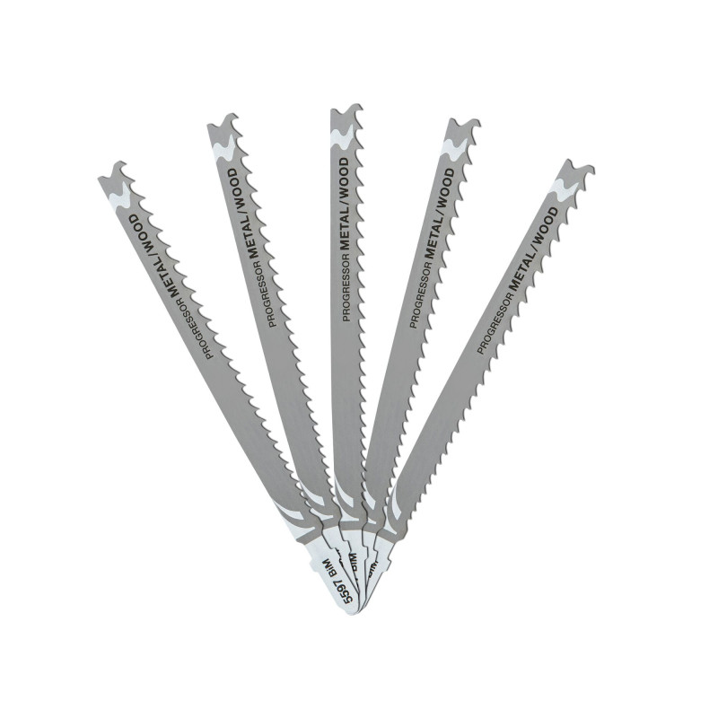 Lame De Scie Sauteuse Denture Progressor Bois, Métal, Tubes Profilés Profondeur