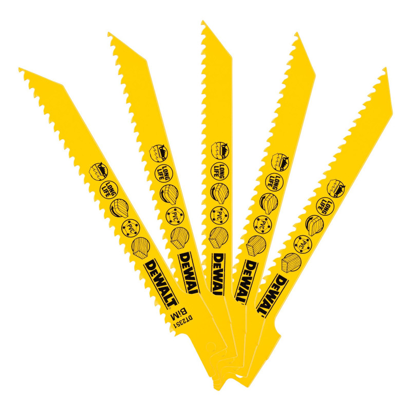 Lame De Scie Sabre Bim Pour La Coupe Du Bois 152Mm Coupe Fine Et Rapide