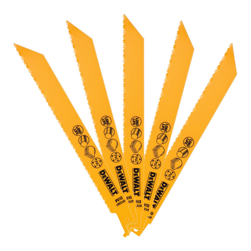 Lame De Scie Sabre Bim Pour La Coupe Du Bois Avec Métal 203Mm Profondeur 12Mm Pl