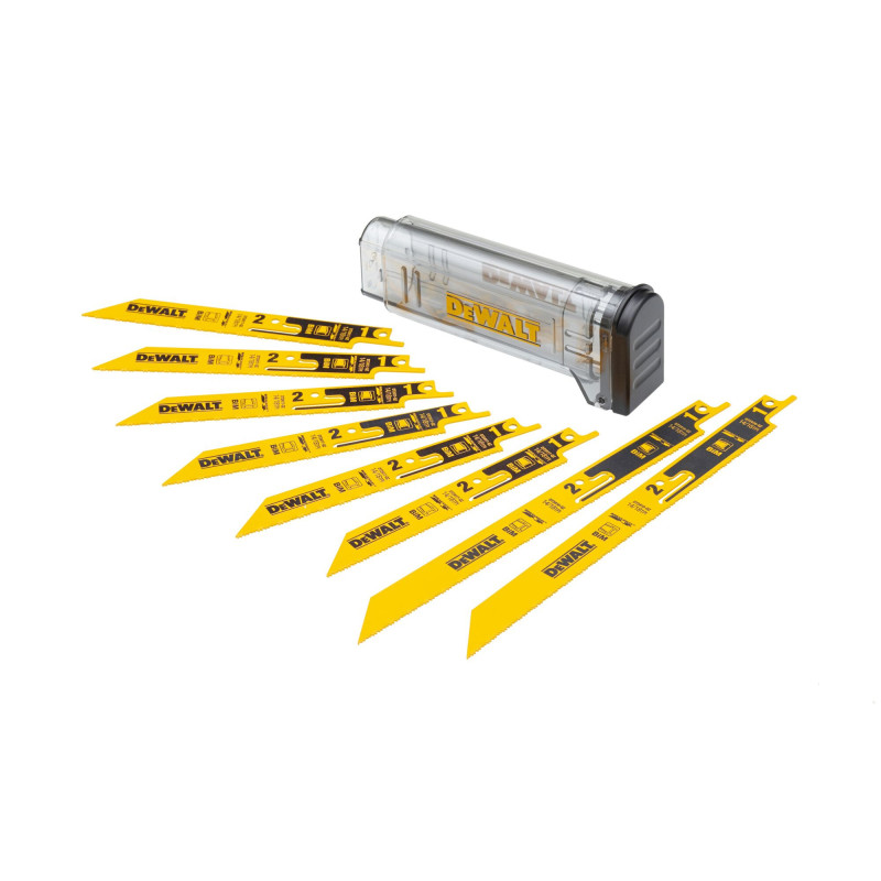 Coffret De 8 Lames De Scie Sabre Sécable Bim Pour La Coupe Du Métal. 2X230Mm + 6