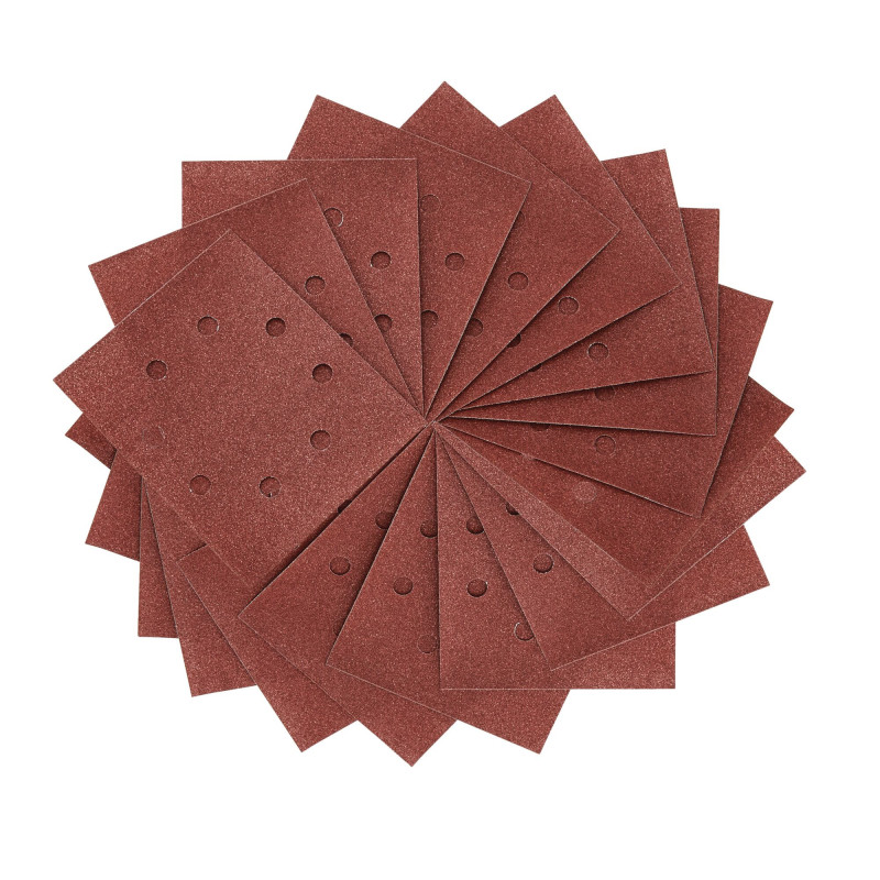 1/4 Feuille Abrasive Pour Ponceuses Vibrantes Grain 220 - 8 Perforations 115X140