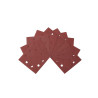 1/4 Feuille Abrasive Pour Ponceuses Vibrantes Grain 40 - 8 Perforations 115X115M