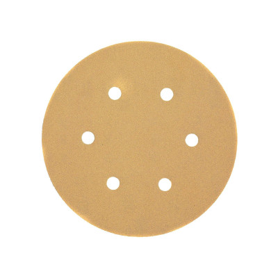 Disque Abrasif Velcro Pour Ponceuses Excentriques Grain 40 - 6 Perforations Ø 15