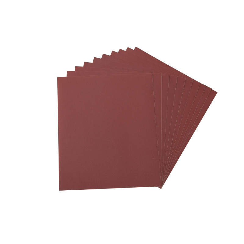 Feuilles Abrasives Pour Poncage A La Main Grain 320 230X280Mm Ponçage Fin Enduit