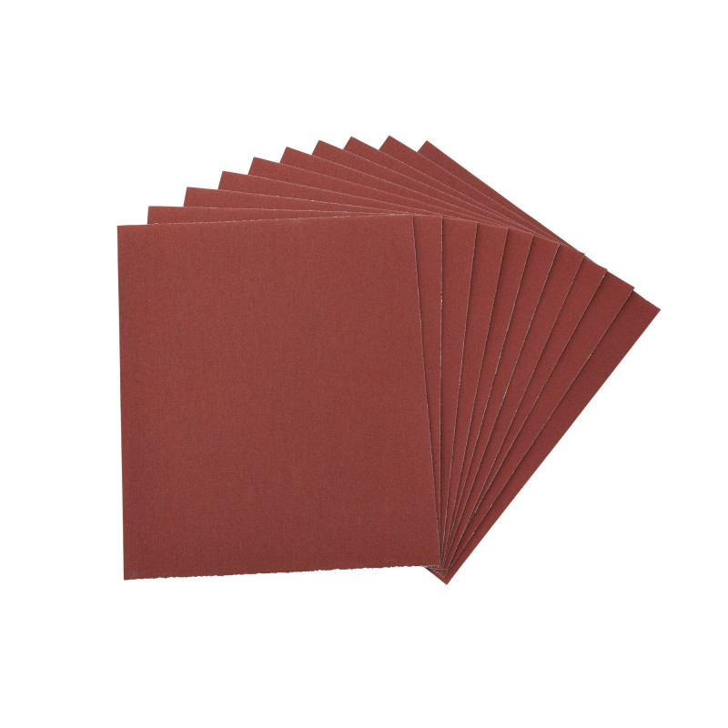 Feuilles Abrasives Pour Poncage A La Main Grain 120 230X280Mm Acier, Inox, Métal