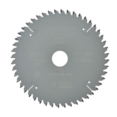 Lame De Scie Circulaire Portative Carbure Extreme Workshop, 190X30Mm, 48 Dents,