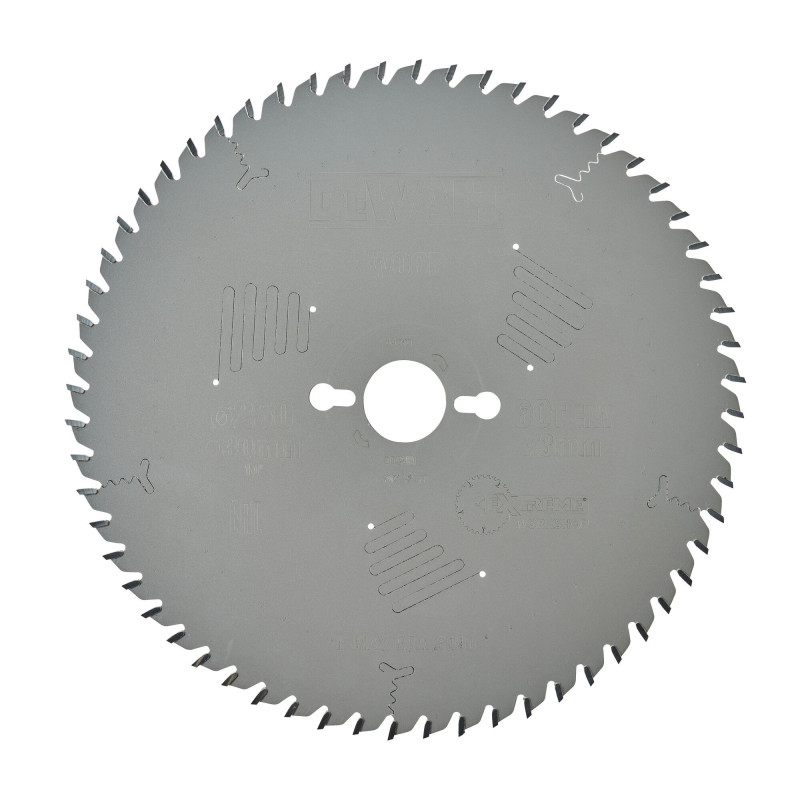Lame De Scie Circulaire Stationnaire Extreme Workshop 250X30Mm, 60 Dents, Atb/CO