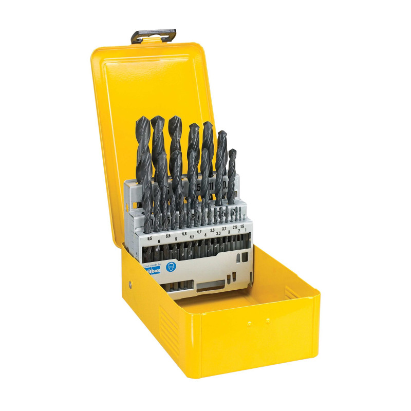 Coffrets De 29 Forets Métal HSS-R Diam : 1,1.5, 2, 2.5, 3, 3.2, 3.3, 3.5, 4, 4.2