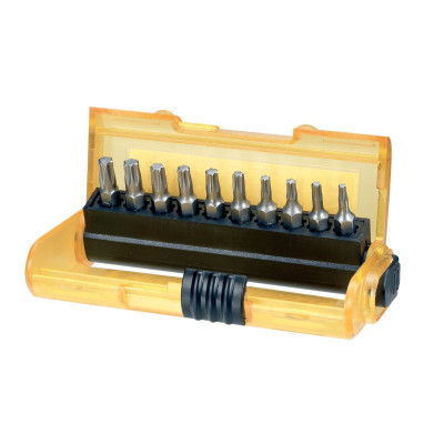 Coffret De Vissage Torx Embouts: T7, T8, T9, T10, T15, T20, T25, T27, T30, T40