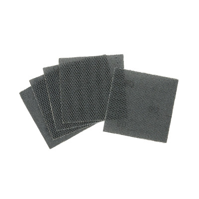 1/4 Feuille Abrasive Velcro - Structure En Maille Duree De Vie Extra Longue X4
