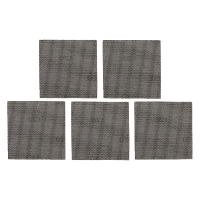1/4 Feuille Abrasive Velcro - Structure En Maille Duree De Vie Extra Longue X4