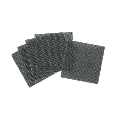 1/4 Feuille Abrasive Velcro - Structure En Maille Duree De Vie Extra Longue X4