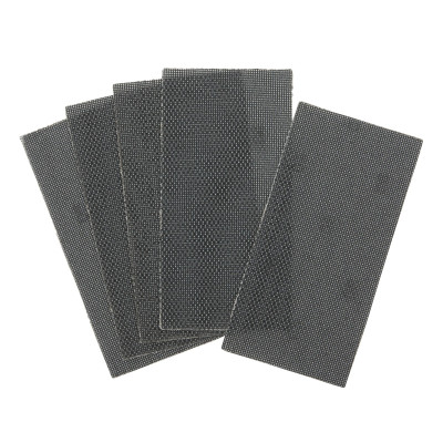 1/2 Feuille Abrasive Velcro - Structure En Maille Duree De Vie Extra Longue X4