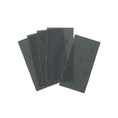 1/2 Feuille Abrasive Velcro - Structure En Maille Duree De Vie Extra Longue X4