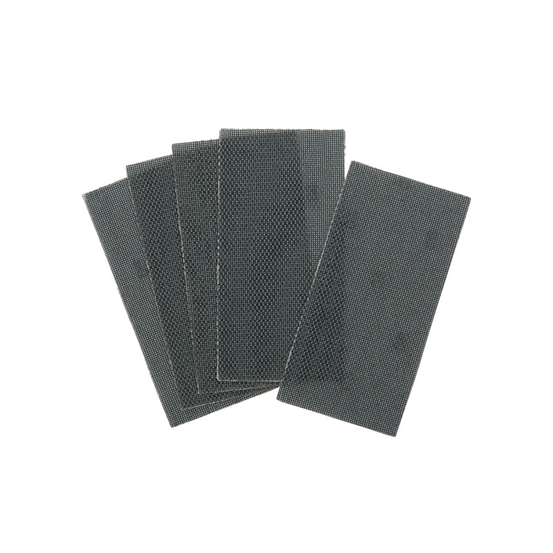 1/2 Feuille Abrasive Velcro - Structure En Maille Duree De Vie Extra Longue X4