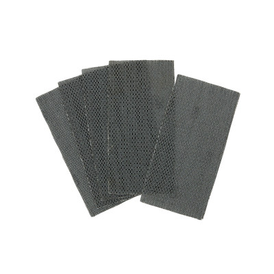1/3 Feuille Abrasive Velcro - Structure En Maille Duree De Vie Extra Longue X4