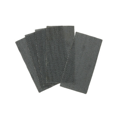 1/3 Feuille Abrasive Velcro - Structure En Maille Duree De Vie Extra Longue X4