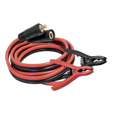 Cables 5.0M - 25Mm² + Pinces Pour Gysflash Pro (Connect. Texas)