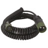 Cable Spirale 1.2M 5.0M - 2,5Mm² + Otan Pour Gysflash Xtrem