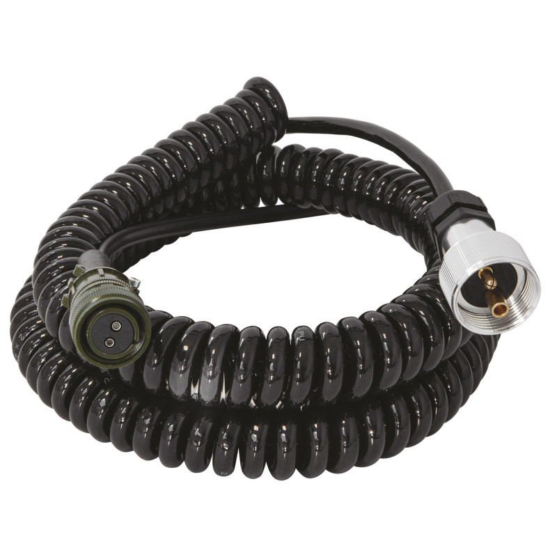 Cable Spirale 1.2M 5.0M - 2,5Mm² + Din 14690 Pour Gysflash Xtrem