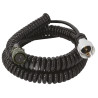 Cable Spirale 1.2M 5.0M - 2,5Mm² + Din 14690 Pour Gysflash Xtrem