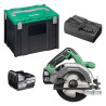 Scie Circulaire Ø165 Cap.57 - 18V 5Ah Compact - Hitcase Iv