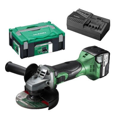 Meuleuse Ø125 18V 5Ah Li-Ion Compact - Hitcase Ii