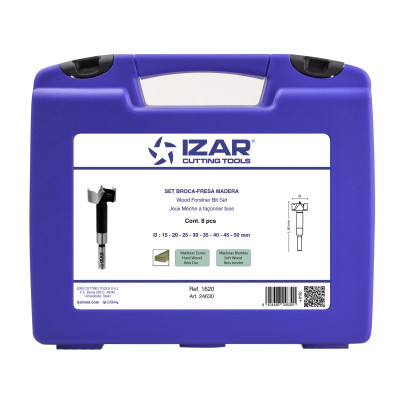 Meche-Façonner HSS Bois - 1620 - Set 15-50 mm