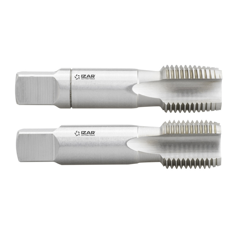 Jeu 2-Tarauds Main HSS Din5157 (Gaz-Bsp) - 3026 - Iso-1,01/08X11-B+C