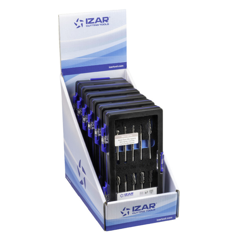 Jeu Fraises Limes Rotatives Carbure - 9201 - Expo 6 Sets 10 Pcs (L-F-B-C-E/D)