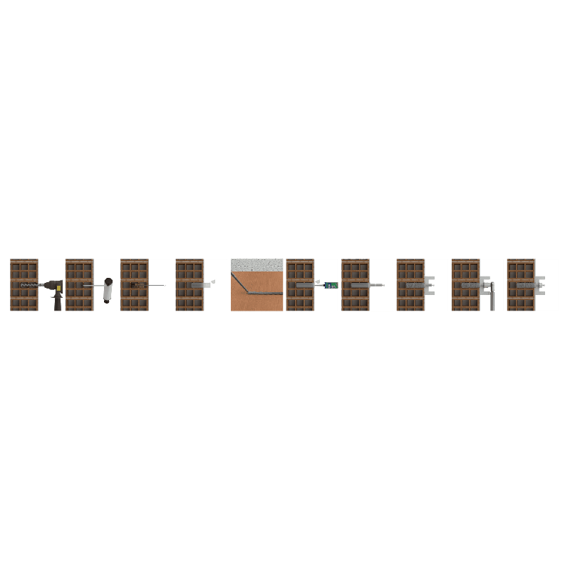 Tamises Et Tiges Pour Fixations Chimiques Tamis Métallique 22 X 1000 Ø21 /100