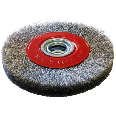 Brosse Circulaire D250X20X20 Fils Ondules Inox
