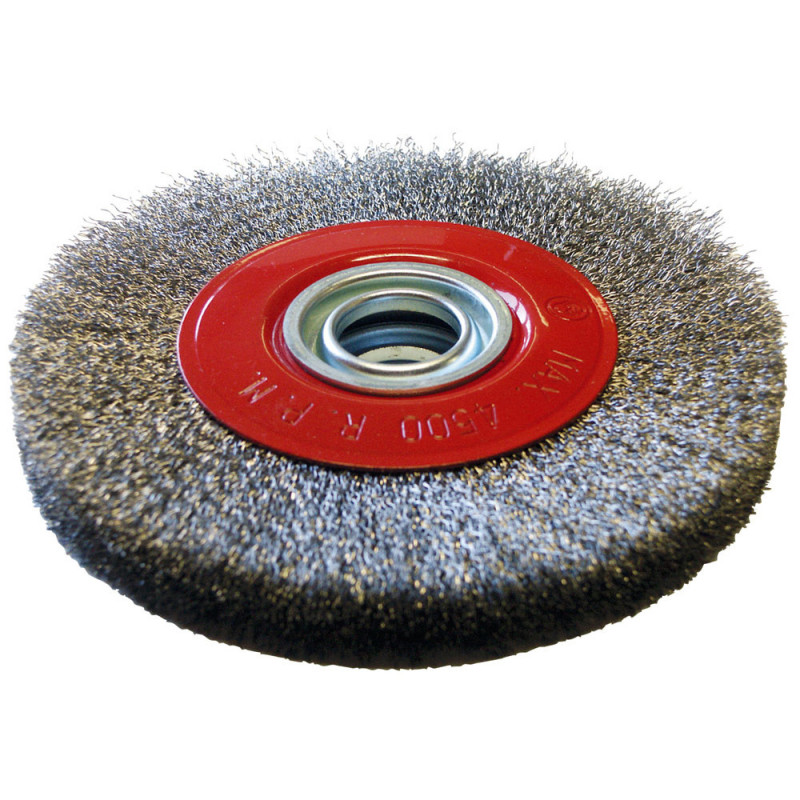 Brosse Circulaire D250X20X20 Fils Ondules Inox