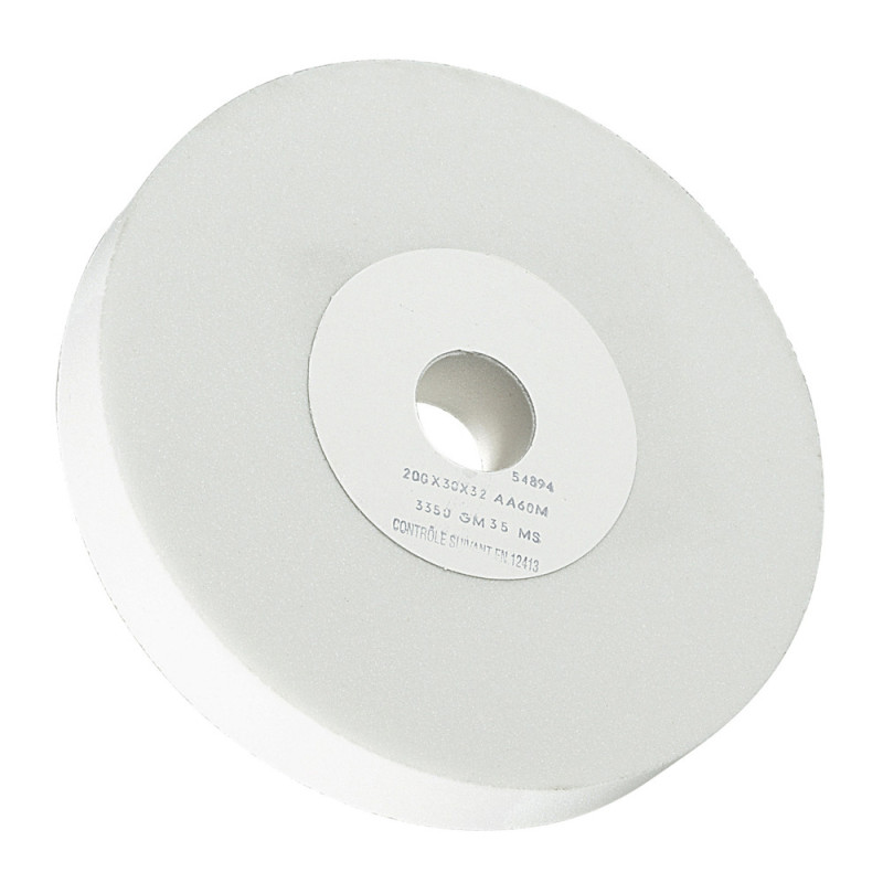 Meule Aa 60 M Corindon Blanc D.200 X 40 X 20 Lapidaire