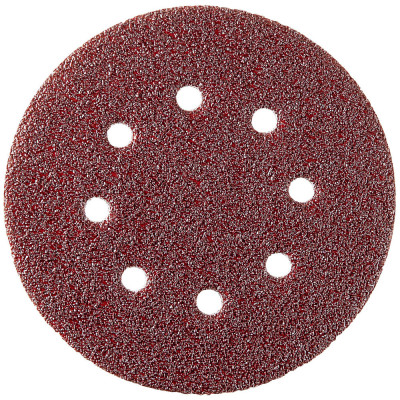 Lot 10 Disques Auto Agrip Perf 6 Trous Cor Brun D.150 Gr.120