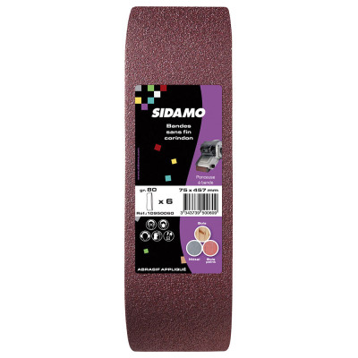 Lot De 6 Bsf Semi-Vrac 75X457 Corindon Grain 80