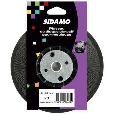 Plateau Support D.180Xm14 Avec Ecrou Pour Meuleuse