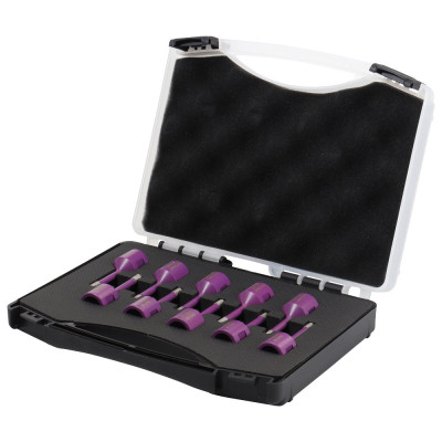 Coffret De 10 Trepans Diamant A Sec M14 D.6