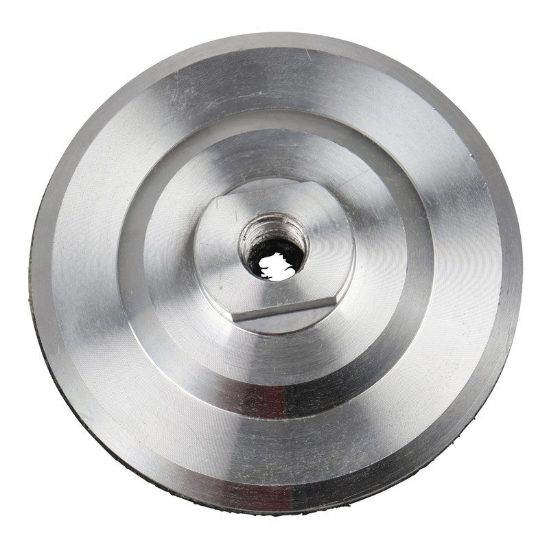 Plateau Aluminium D.100 Al M14 Auto Agrippant Pour Meuleuse