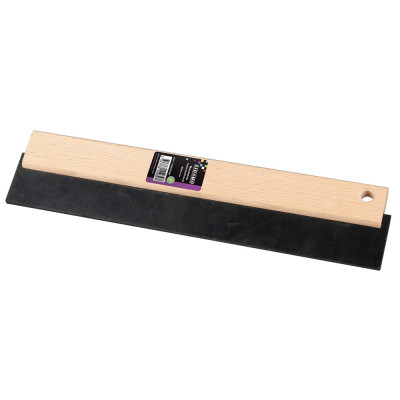 Raclette Caoutchouc Noir 300 mm Monture Bois